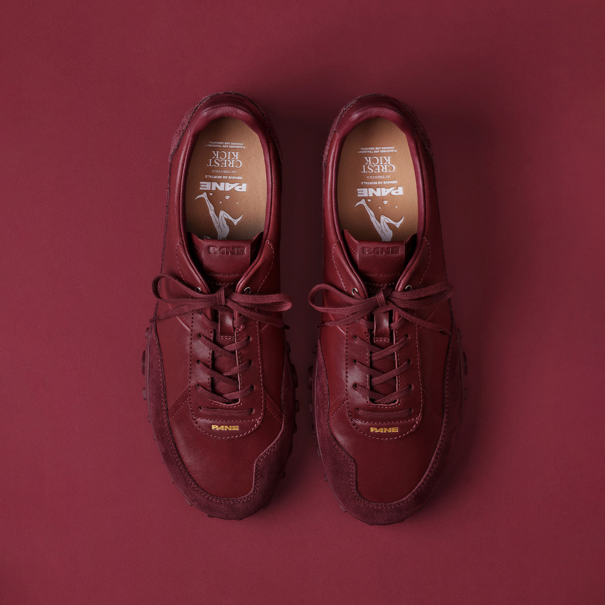 Pane Crest Kick Men’s Shoes - Winery