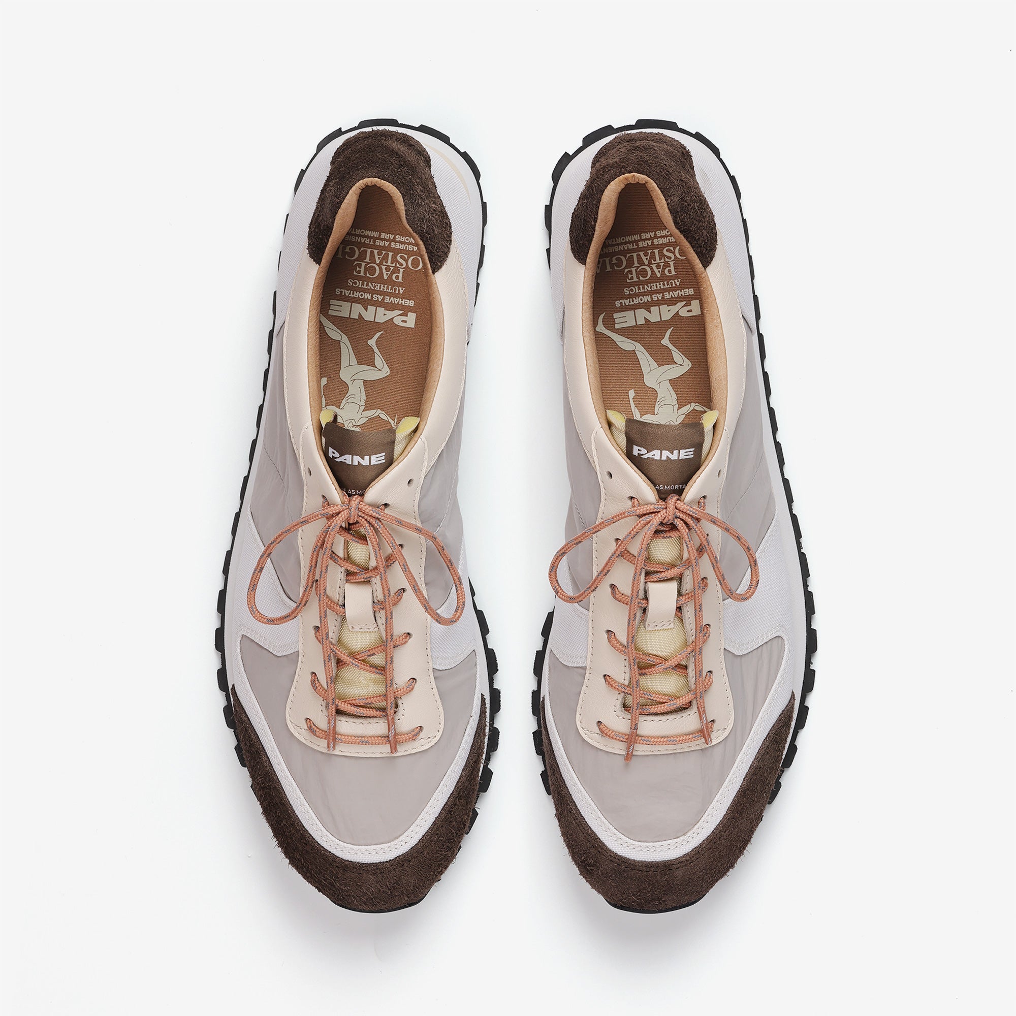 Pane Pace Nostalgia Men’s Shoes – Snow Gravel