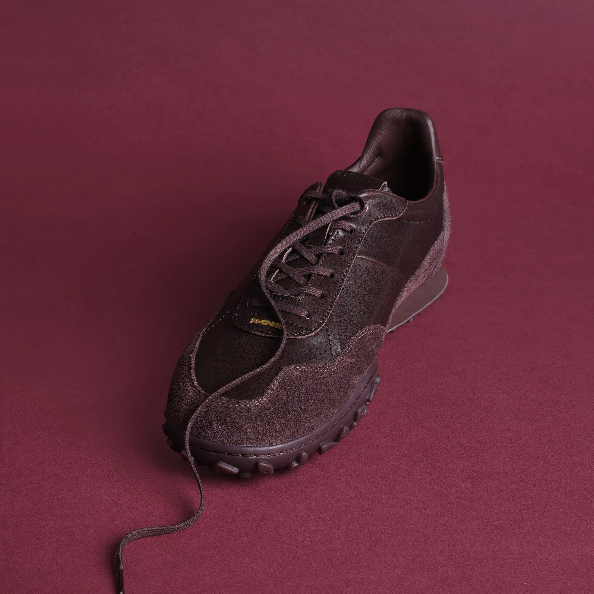 Pane Crest Kick Men’s Shoes - Mahogany