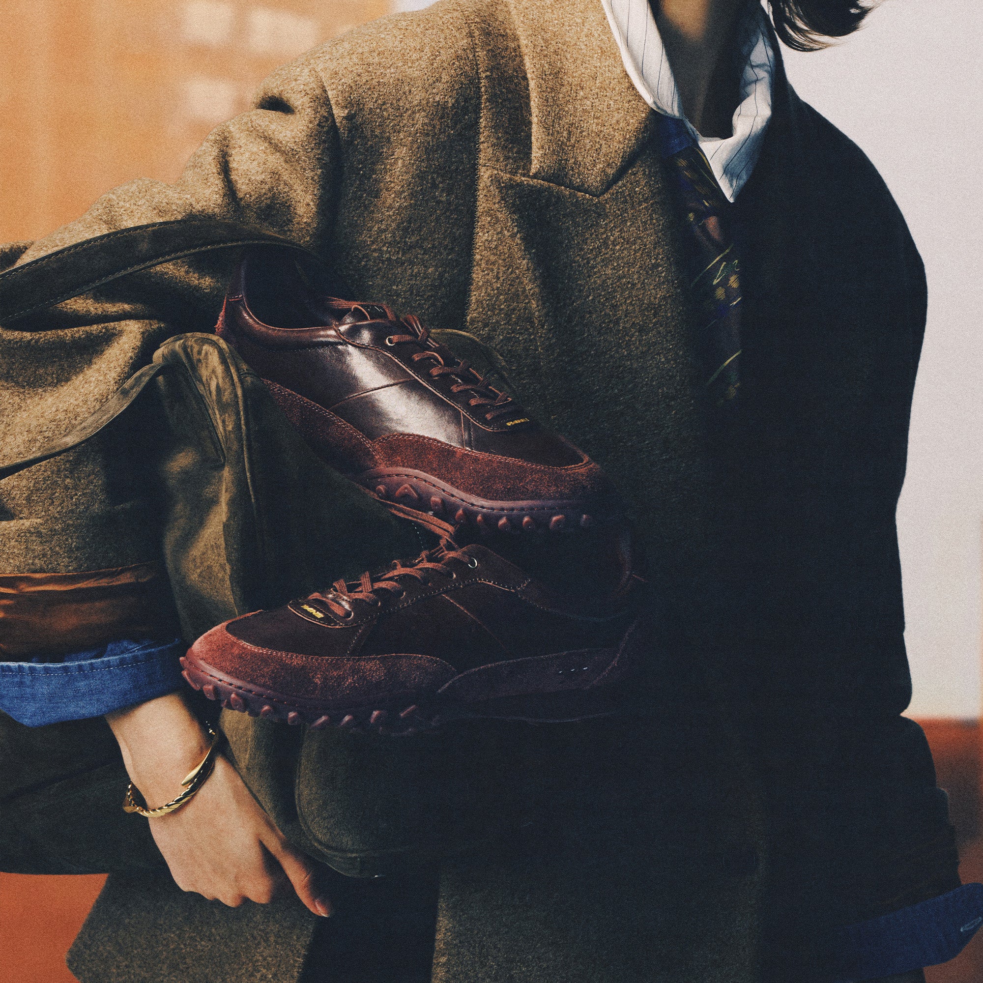 Pane Crest Kick Men’s Shoes - Mahogany