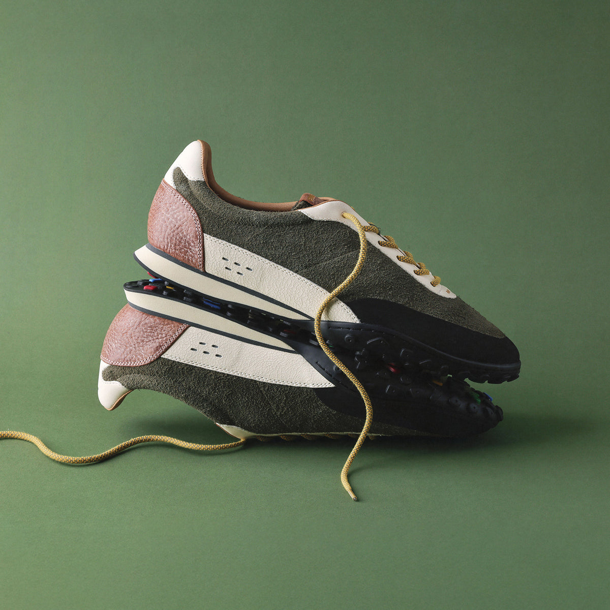 Pane Crest Kick Women’s Shoes - Moss Star